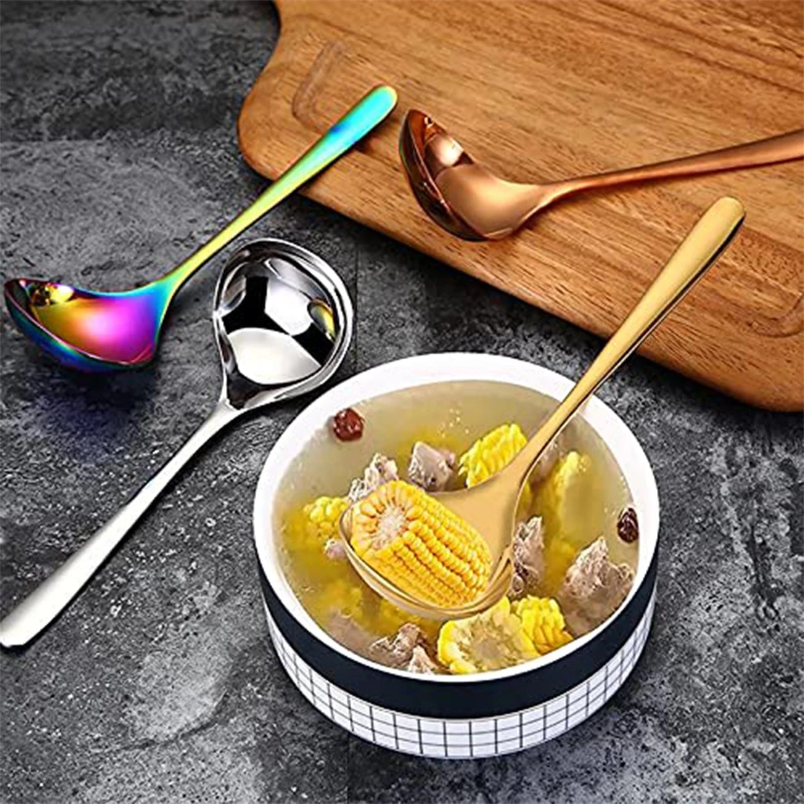 6-Piece Kitchen Utensil Set Stainless Steel Cooking Tools Set Heavy-Duty Kitchen Tool Spatula Set Essential Home Kitchen Gadgets and Accessories – Durable Stainless Steel Construction for Flexible Room-to-Room Use