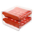 Holder Decor Egg Storage Box Egg Storage Shelf 21.5x22.5x14cm Orange – Practical Home Organization for Flexible Room-to-Room Use
