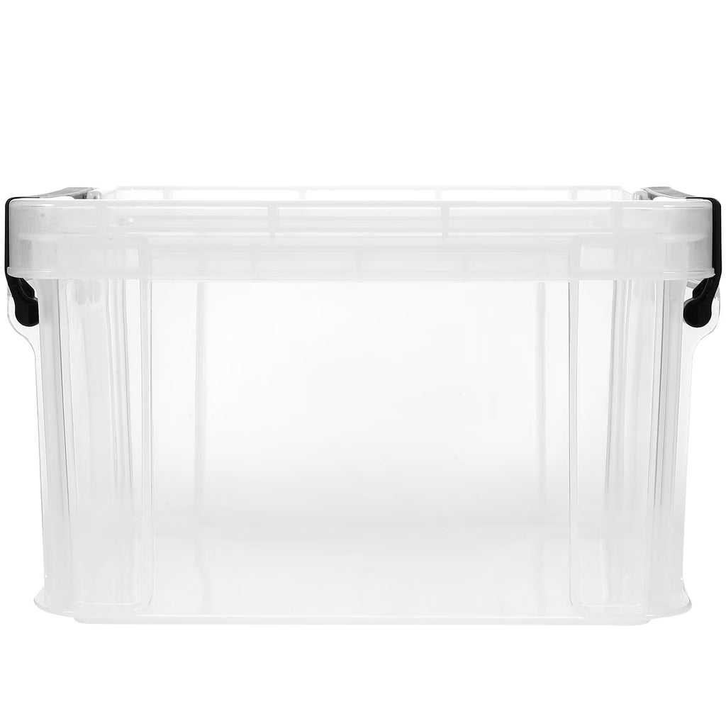 Transparent Dust-proof and Moisture-proof Household Storage Box with Lid Makeup – Secure Lid Design for Flexible Room-to-Room Use
