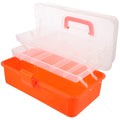 Wicker Three Layer Storage Box Household Tool Box Office 32X17CM Orange – Practical Home Organization for Flexible Room-to-Room Use