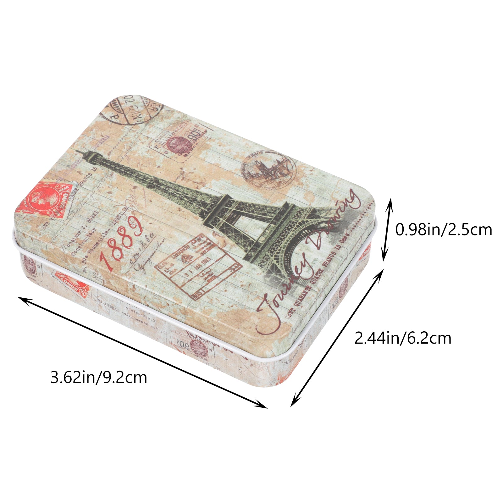 6 Pcs Desktop Storage Boxes Case Pantry Organizers and Clear Greeting Card – Clear-View Organization for Flexible Room-to-Room Use