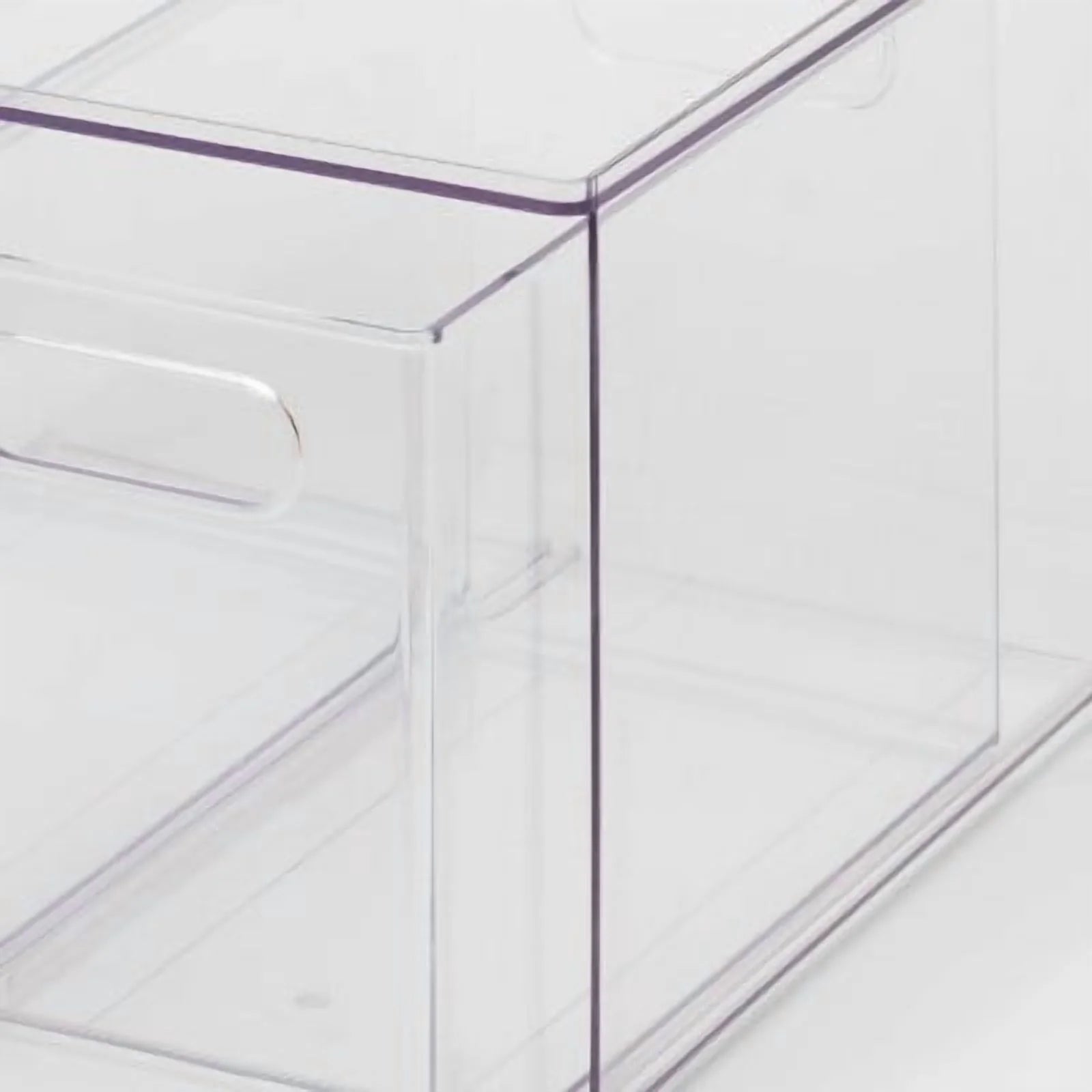 All Purpose 2 Drawer Storage ClearAcrylic Utility Bins,1352 Volume,H 12.6D 12.2 – Practical Home Organization for Flexible Room-to-Room Use