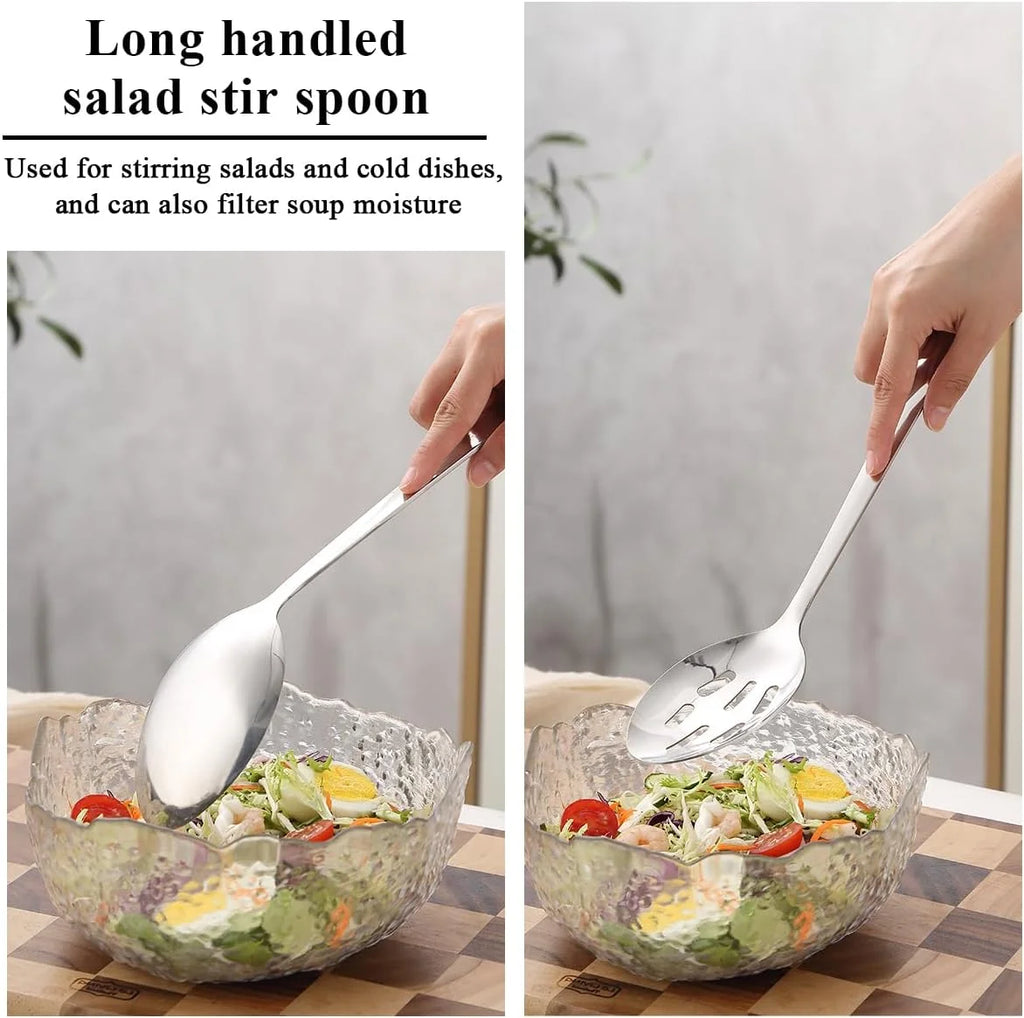 Kitchen Utensils Set 6pcs Stainless Steel Cooking Utensils Set Kitchen Tools Spatulas Set Home Essentials Kitchen Gadgets Accessories – Durable Stainless Steel Construction for Flexible Room-to-Room Use