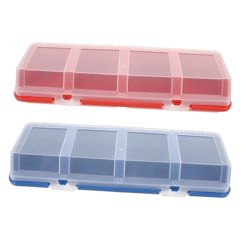 2 Pcs Screw and Nail Organizers Storage Parts Box – Convenient Multi-Piece Set for Flexible Room-to-Room Use