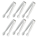 6PCS Mini Small Tiny Tongs 4.25Inch Stainless Steel Small Tongs for Serving Food Kitchen 304stainless Steel – Durable Stainless Steel Construction for Flexible Room-to-Room Use