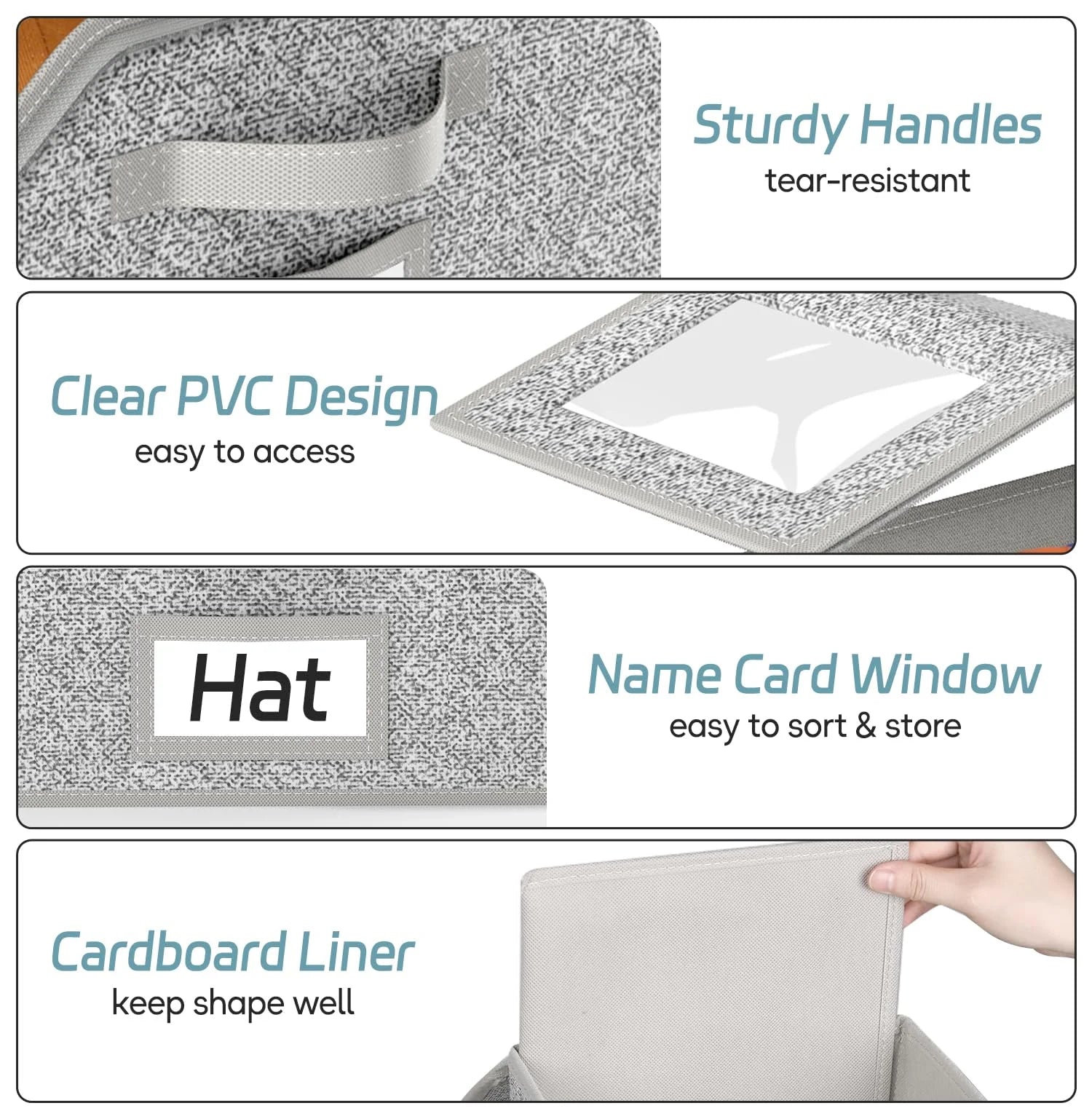 2 Pcs Stackable Hat Storage for Baseball Caps Holds up to 24 Caps Hat Organizer for Closet Sturdy Snapback Boxes for Men with Cardboard Grey – Stackable Organization for Flexible Room-to-Room Use