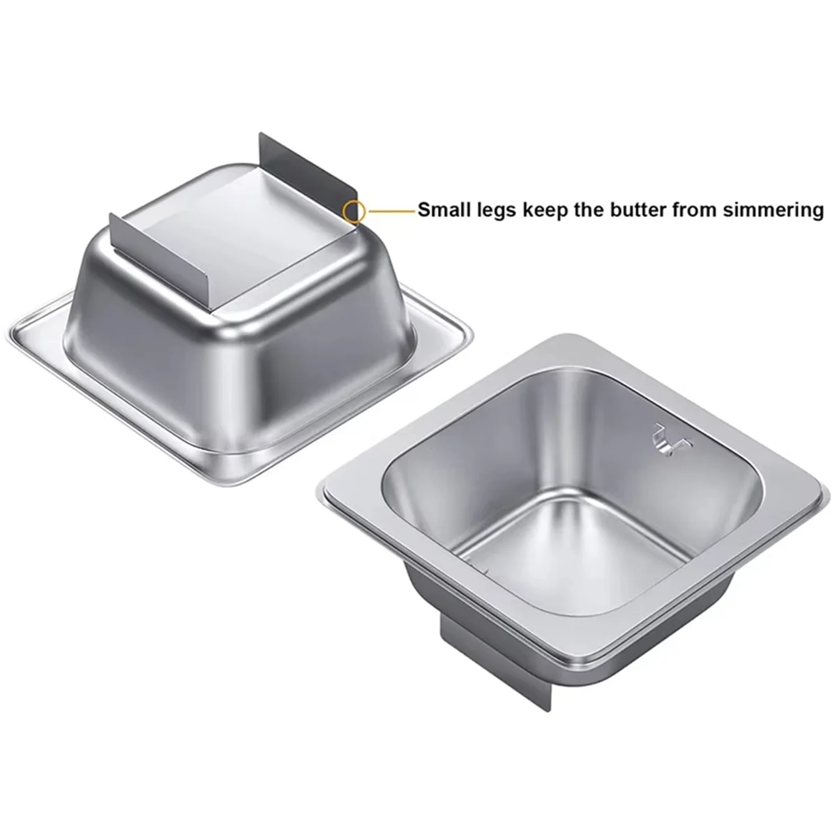 Stainless Steel Butter Wheel - Melted Dispenser for Even Spreading Essential Kitchen Gadget American Burgers – Durable Stainless Steel Construction for Flexible Room-to-Room Use