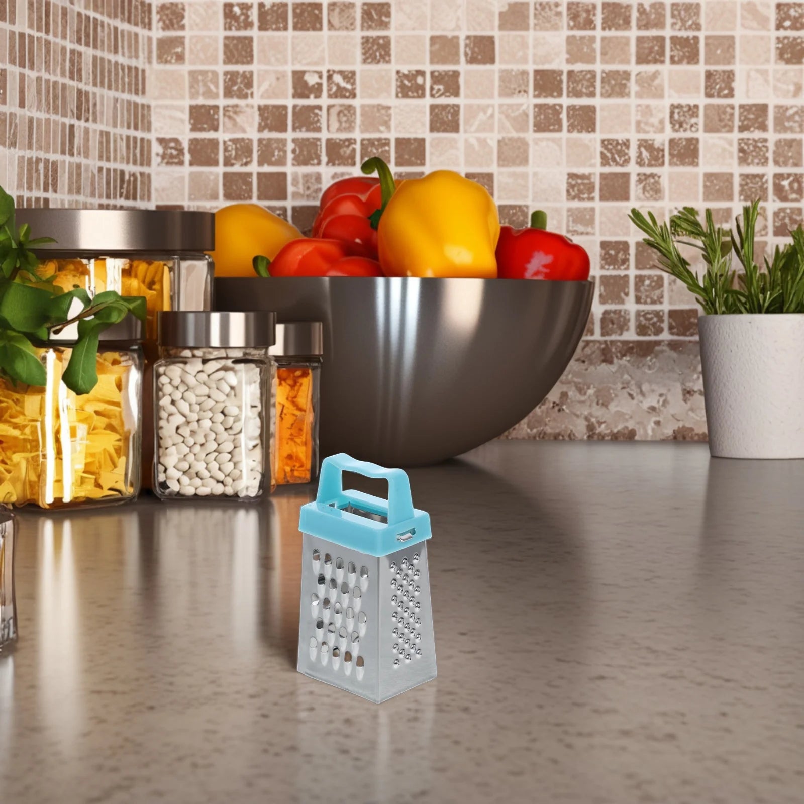 unbranded 6pcs Mini Cheese Grater Stainless Steel Small Box Grater Vegetables Shredder Handheld Kitchen Tool for Slicing Cheese Ginger Potatoes – Durable Stainless Steel Construction for Flexible Room-to-Room Use