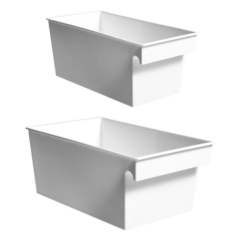 2 PCS Large Storage Containers with Lids Portable Box PP Material Boxes – Secure Lid Design for Flexible Room-to-Room Use