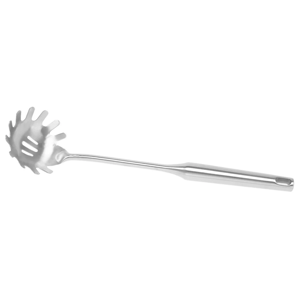 4 Pieces Stainless Steel Spaghetti Server Set Stainless Steel Spaghetti Pasta Tong Pasta Spoon Server Fork,2 x clip 2 x spoon,Silver – Durable Stainless Steel Construction for Flexible Room-to-Room Use