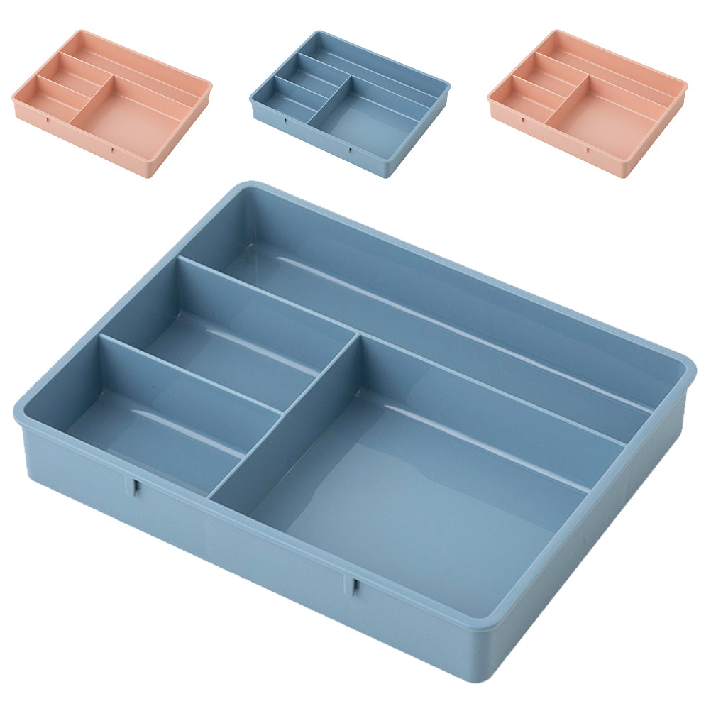 4 Pcs Office Storage Bins Drawers Four Grid Box Four-grid Compartment Case – Compartmented Organization for Flexible Room-to-Room Use