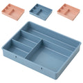 4 Pcs Office Storage Bins Drawers Four Grid Box Four-grid Compartment Case – Compartmented Organization for Flexible Room-to-Room Use