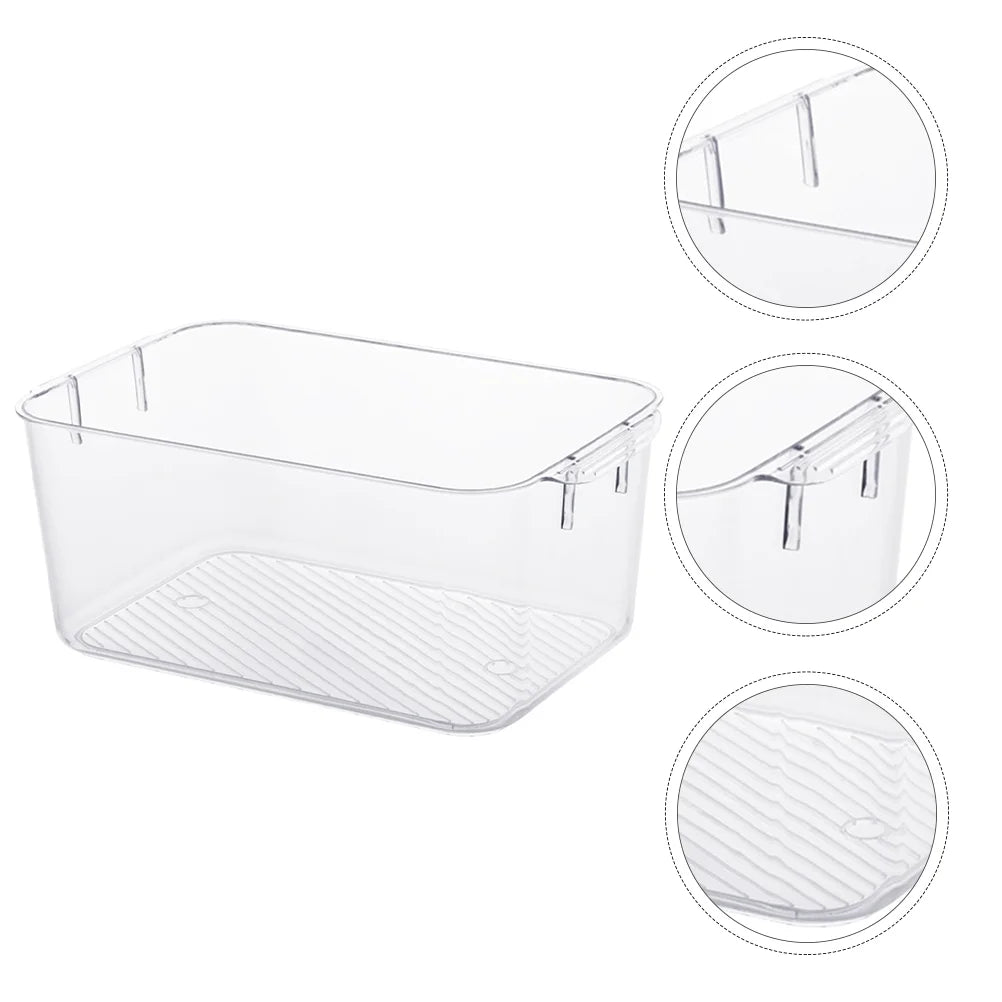 Clear Organizer Drawers Storage Bins Cosmetic Box Sundries Container – Clear-View Organization for Flexible Room-to-Room Use