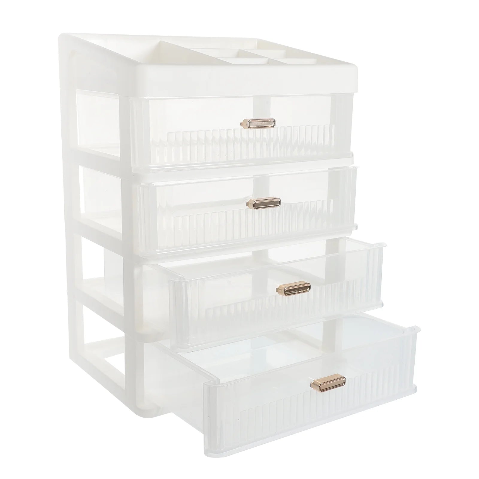 Skincare Desktop Storage Box 32.00X23.00X17.00CM White – Practical Home Organization for Flexible Room-to-Room Use