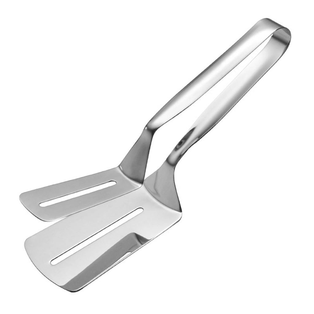 Stainless Steel Double-Sided Shovel Clip Stainless Steel Spatula Kitchen Tongs,Grill Clamp Flipping Spat – Durable Stainless Steel Construction for Flexible Room-to-Room Use