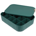 Organizer Bin Storage Box Underwear Drawer Storage Baby 30X23.5X8CM Green – Convenient Family Mealtime Use for Flexible Room-to-Room Use