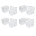 20Pcs Mini Plastic Storage Containers Box with Lid for Collecting Small Items Beads Jewelry Cards Crafts – Secure Lid Design for Flexible Room-to-Room Use