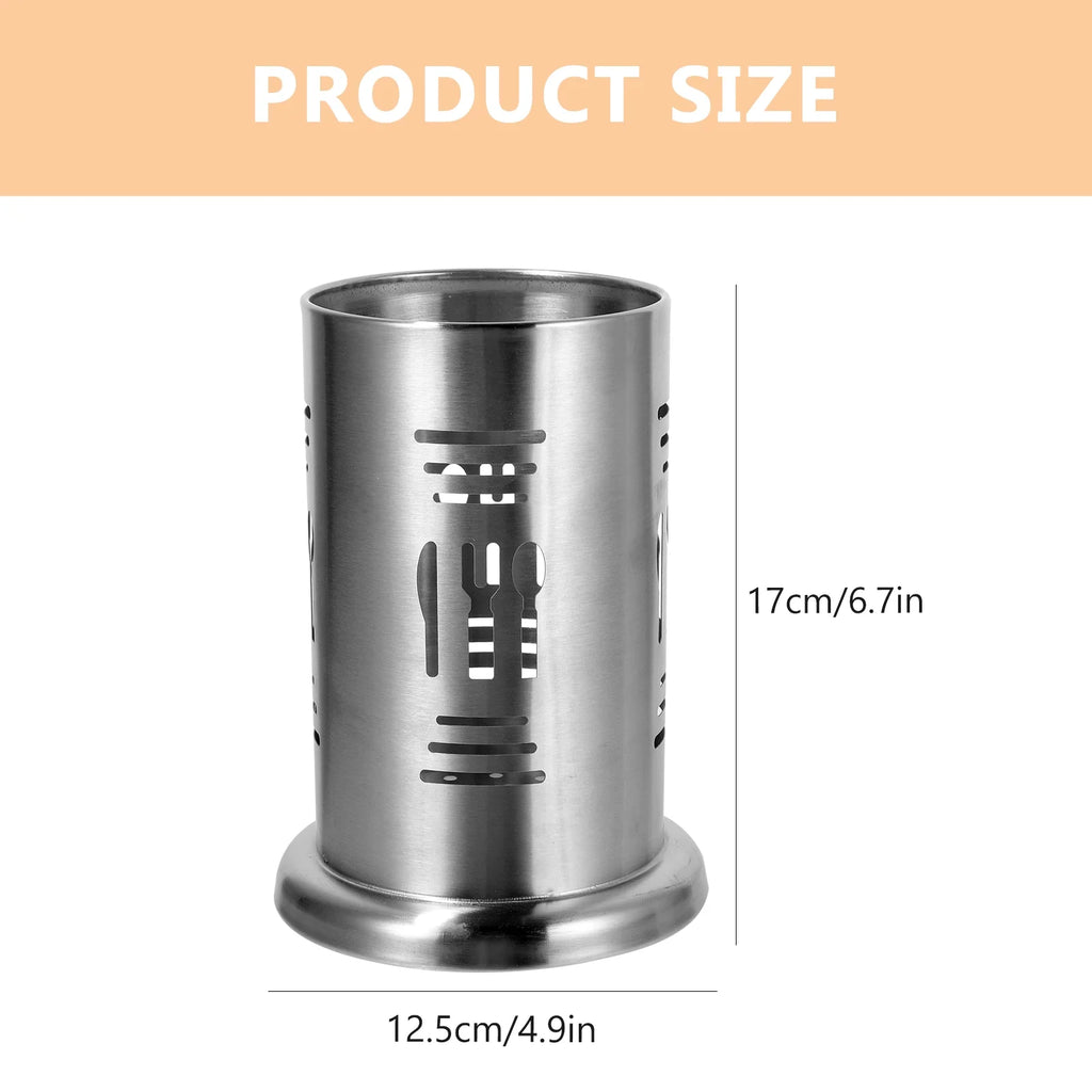 unbrandedDishwasher Stainless Steel Chopstick Holder Kitchen Utensil Container Organizer – Durable Stainless Steel Construction for Flexible Room-to-Room Use
