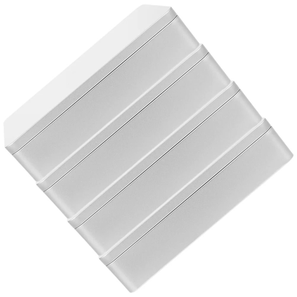 4 Pcs Collapsible Storage Bins Metal Tin Box Compact Lightweight Travel – Everyday Household Format for Flexible Room-to-Room Use