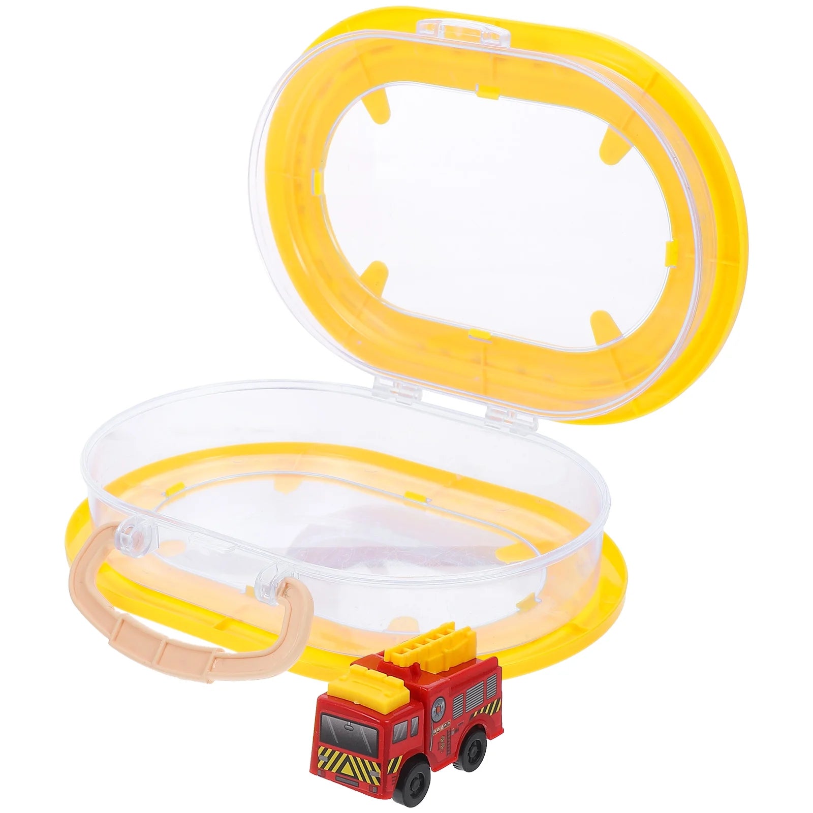 Storage Bins Toy Rail Car Storage Box 23.00X17.00X7.00CM – Practical Home Organization for Flexible Room-to-Room Use