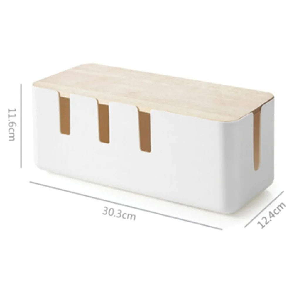 Power Cord Storage Box Cable Travel Organizer Case Organiser The Wire – Practical Home Organization for Flexible Room-to-Room Use