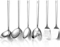 Kitchen Utensils Set 6pcs Stainless Steel Cooking Utensils Set Kitchen Tools Spatulas Set Home Essentials Kitchen Gadgets Accessories – Durable Stainless Steel Construction for Flexible Room-to-Room Use