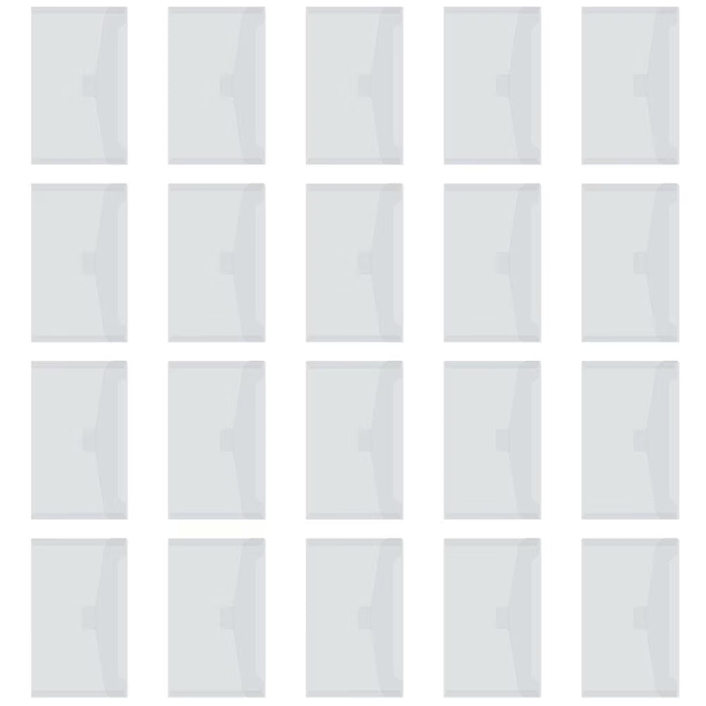 35 Pcs Storage Bins with Lids Transparent Bag Office – Secure Lid Design for Flexible Room-to-Room Use