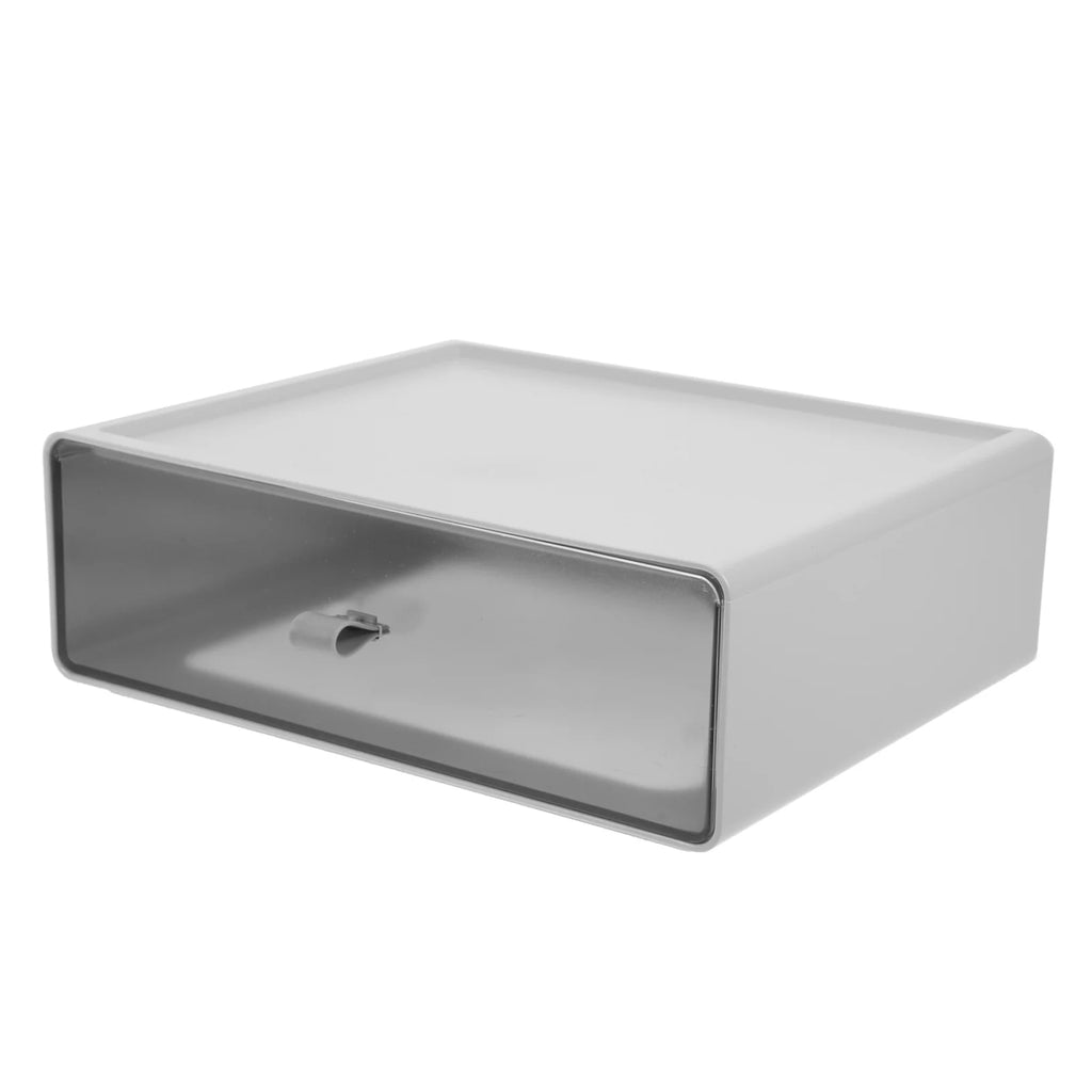 Storage Boxes for Shelves Drawer Stackable Desk Organizer – Everyday Household Format for Flexible Room-to-Room Use