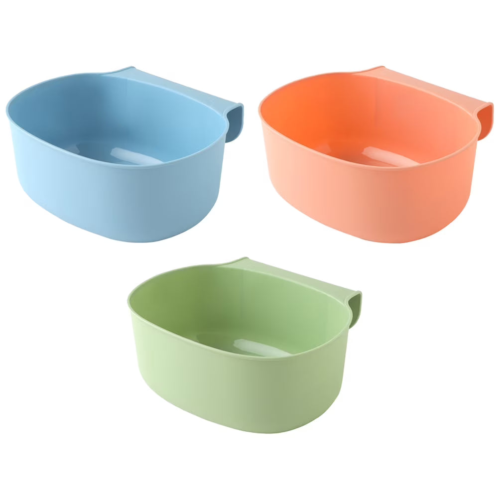 3 Pcs Storage Box Body and Lid Glancing Container – Convenient Multi-Piece Set for Flexible Room-to-Room Use
