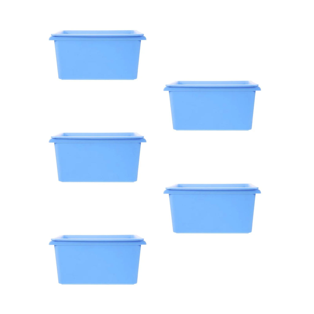 5pcs Desktop Simple Storage Box Multi-functional Organizing Box Desktop Small Object Organizer – Practical Home Organization for Flexible Room-to-Room Use