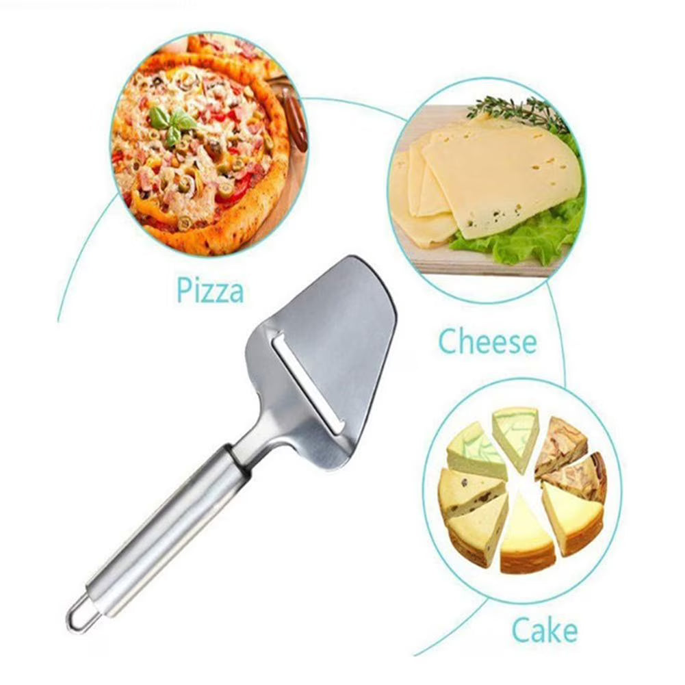 Sanwood Cheese Slicer Stainless Steel Durable Multifunctional 21.5cm x 7.5cm – Durable Stainless Steel Construction for Flexible Room-to-Room Use