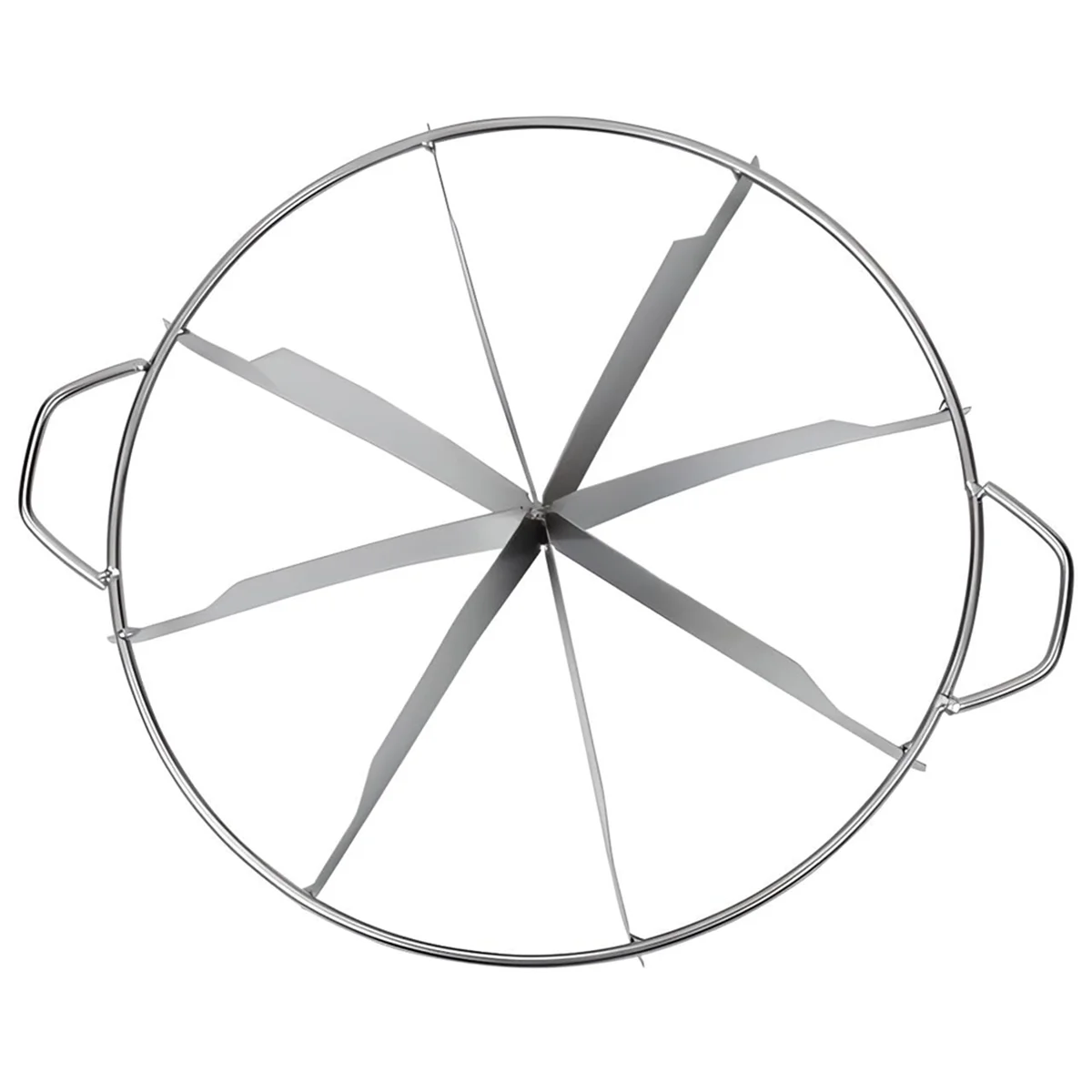 Stainless Steel Pie Cutter Circle Pie Cutting Tool Baking Accessories for Equal Slices – Durable Stainless Steel Construction for Flexible Room-to-Room Use