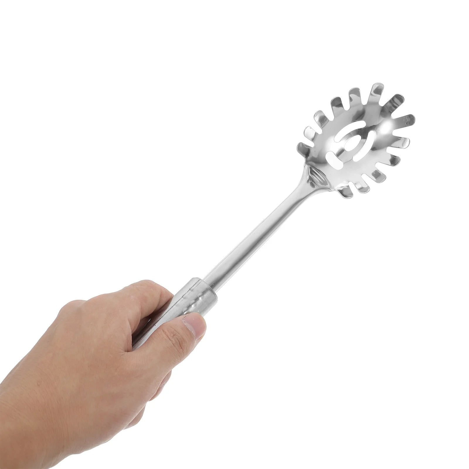 Stainless Steel Pasta Server 1 Set Spaghetti Spoon Noodle Claw Pasta Fork Metal Pasta Spoon Heat Resistant for Cooking – Durable Stainless Steel Construction for Flexible Room-to-Room Use