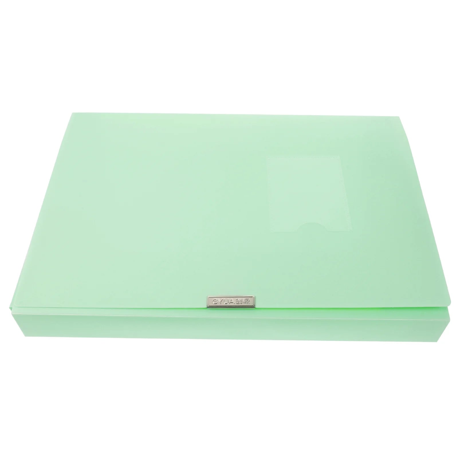 A4 File Box Photo Storage Boxes Organizer Folder Office Light Green – Practical Home Organization for Flexible Room-to-Room Use