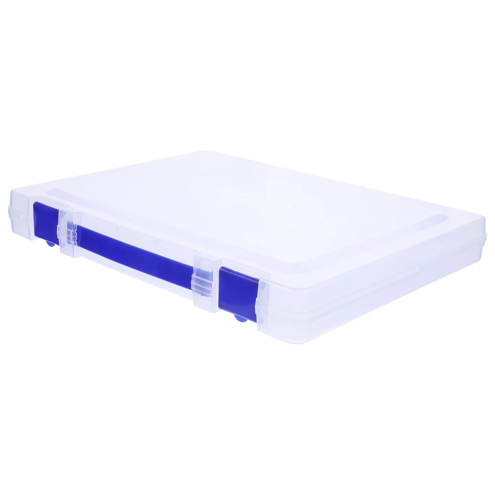 Daily Use File Case Office Organizer Organization Flat Storage Cardboard Boxes with Lids – Secure Lid Design for Flexible Room-to-Room Use