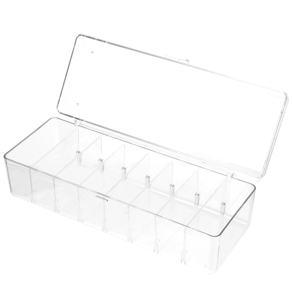 Card Game Business Cards Card Storage Box Travel 26X10X7.5CM Transparent – Clear-View Organization for Flexible Room-to-Room Use