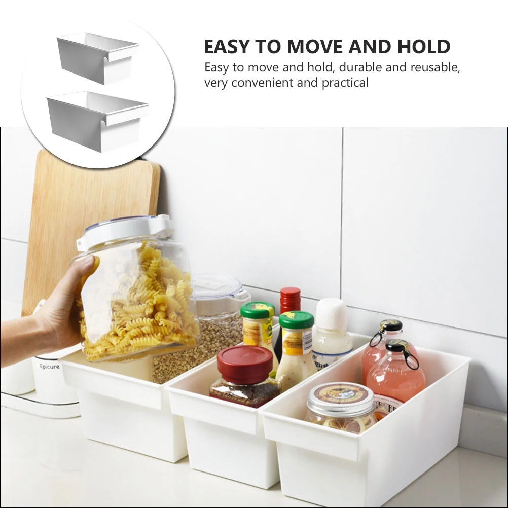 2 PCS Large Storage Containers with Lids Portable Box PP Material Boxes – Secure Lid Design for Flexible Room-to-Room Use