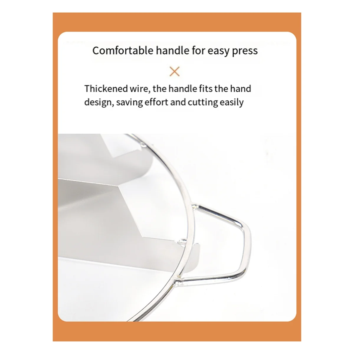 Stainless Steel Pie Cutter Circle Pie Cutting Tool Baking Accessories for Equal Slices – Durable Stainless Steel Construction for Flexible Room-to-Room Use