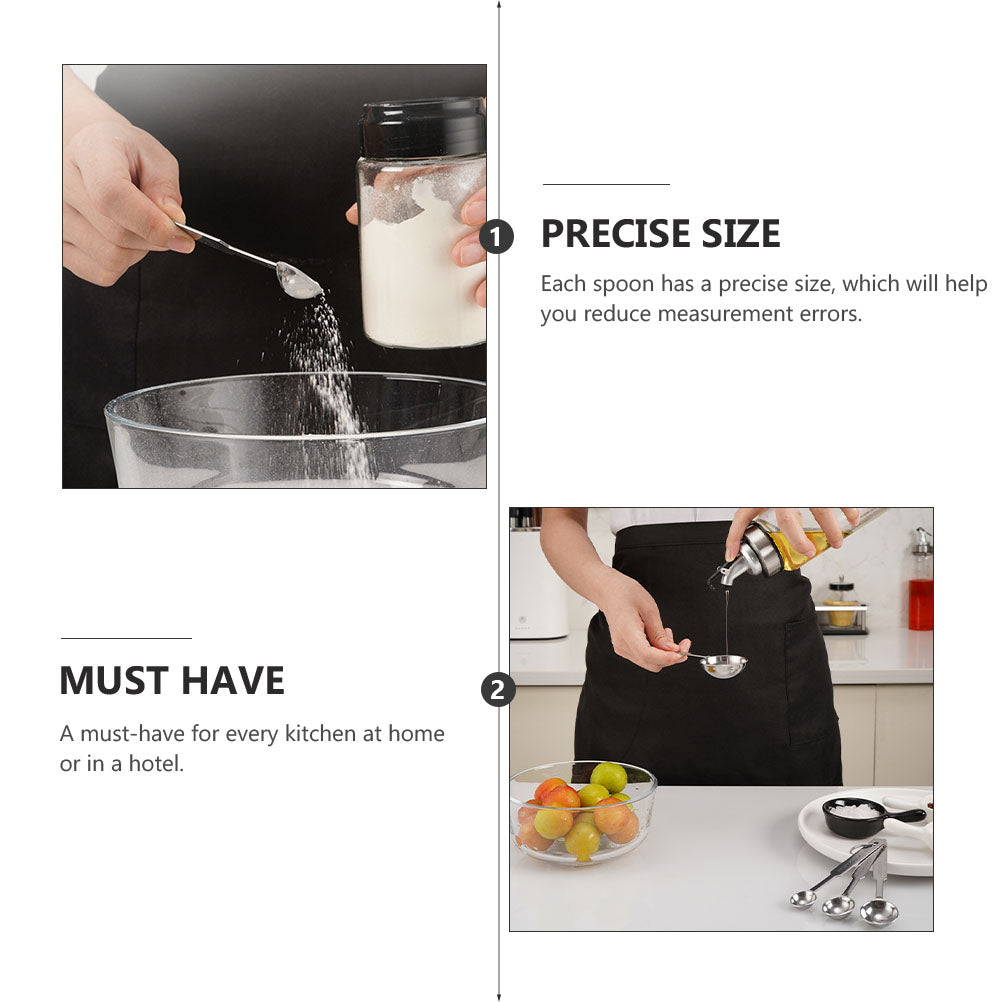 unbranded8 Pcs Stainless Steel Tablespoons Electric Accessories Probe – Durable Stainless Steel Construction for Flexible Room-to-Room Use