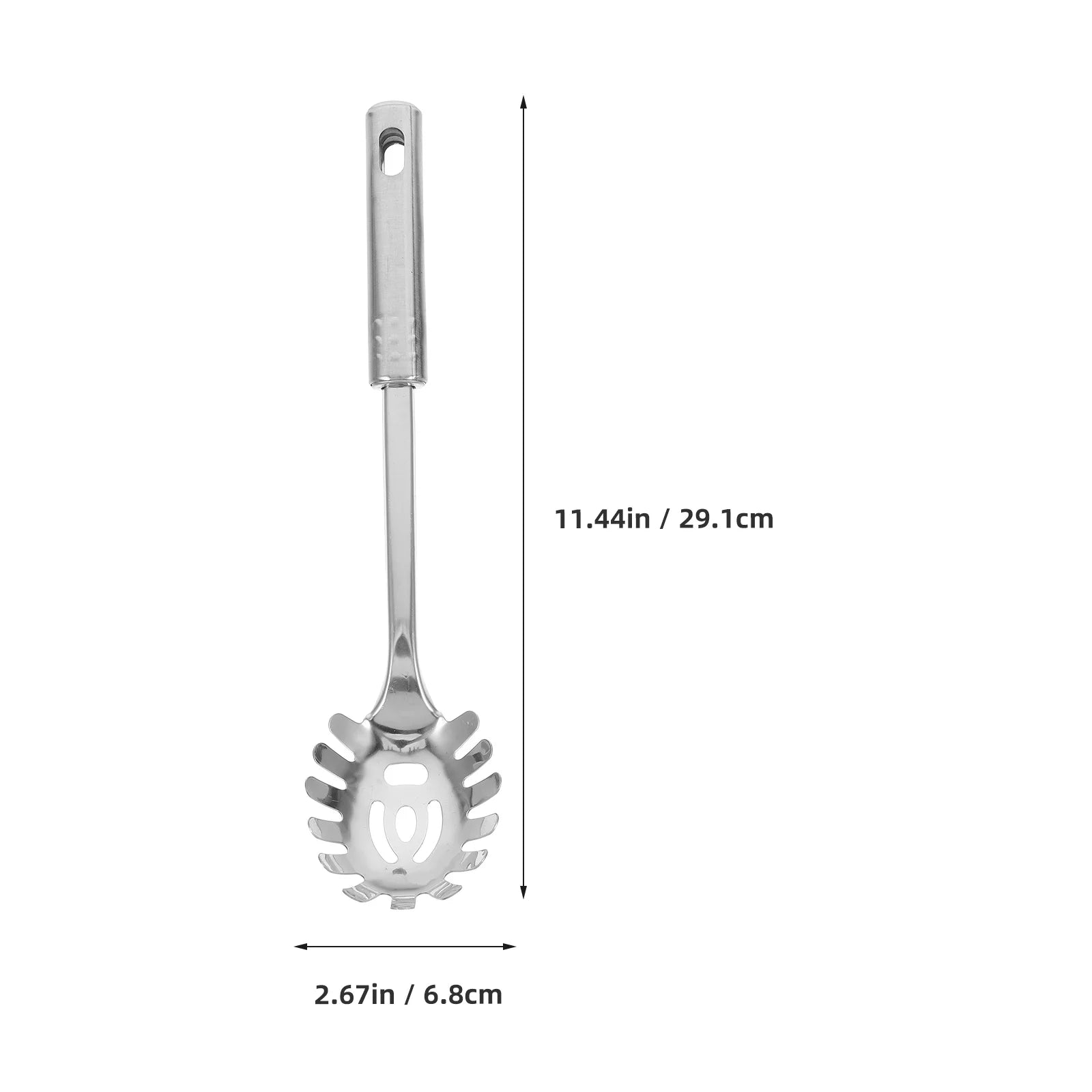 Stainless Steel Pasta Server 1 Set Spaghetti Spoon Noodle Claw Pasta Fork Metal Pasta Spoon Heat Resistant for Cooking – Durable Stainless Steel Construction for Flexible Room-to-Room Use