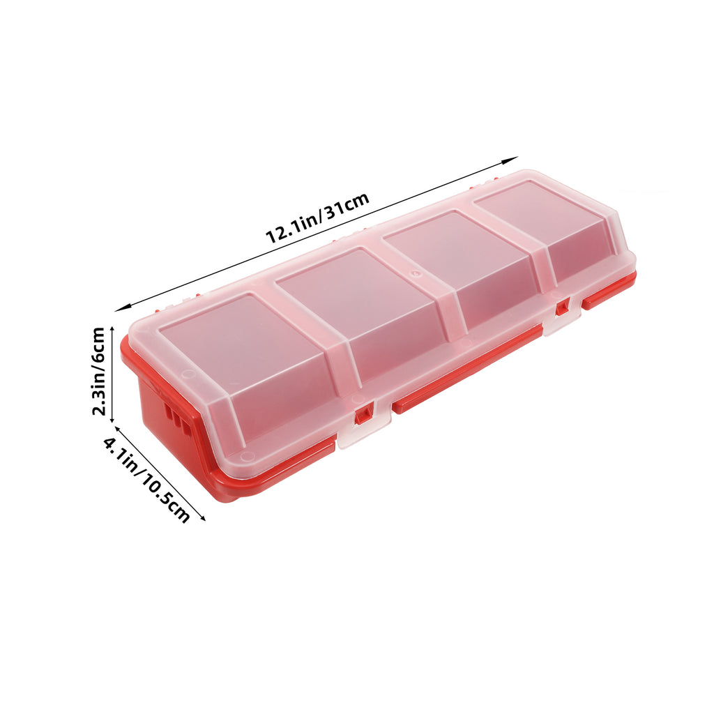2 Pcs Screw and Nail Organizers Storage Parts Box – Convenient Multi-Piece Set for Flexible Room-to-Room Use