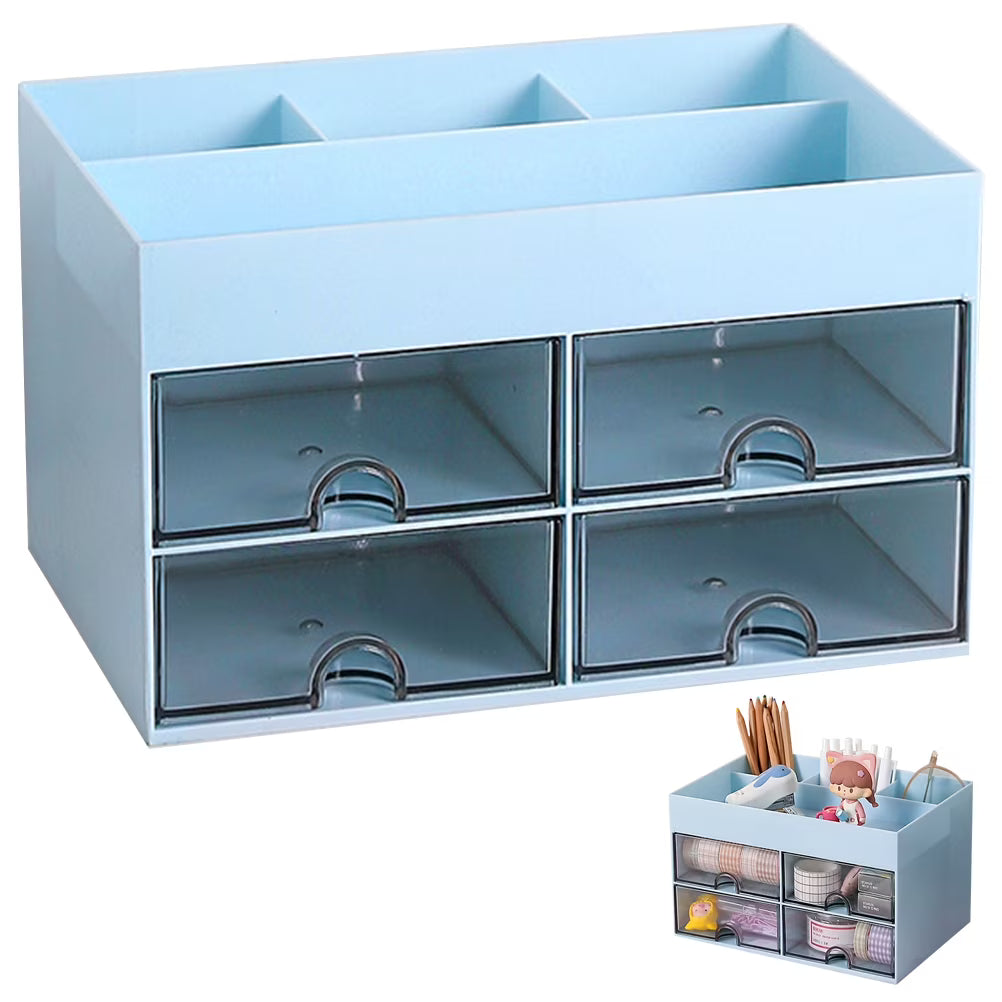 Storage Drawers Box Structure Multi-function Stationery Organizer – Everyday Household Format for Flexible Room-to-Room Use