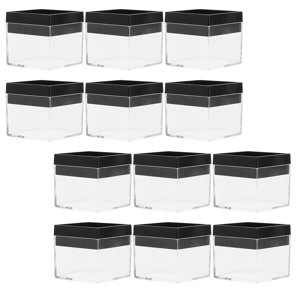 12 Pcs Specimen Boxes Capsules Small Item Storage Box Baby 4.2X4.2X3.3CM – Convenient Multi-Piece Set for Flexible Room-to-Room Use
