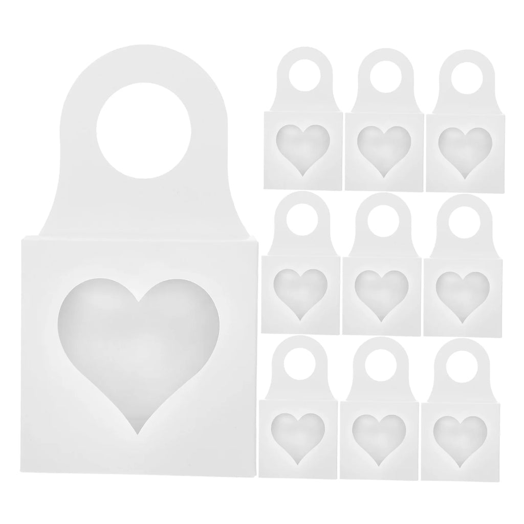 25 Pcs Storage Boxes with Lids Red Wine Bottle Hook Box 9.00X9.00X3.00CM White – Secure Lid Design for Flexible Room-to-Room Use