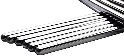 Stainless Steel Chopsticks Metal Reusable Dining Chopsticks 10 Pairs$$Home Decor Kitchen & Other – Durable Stainless Steel Construction for Flexible Room-to-Room Use