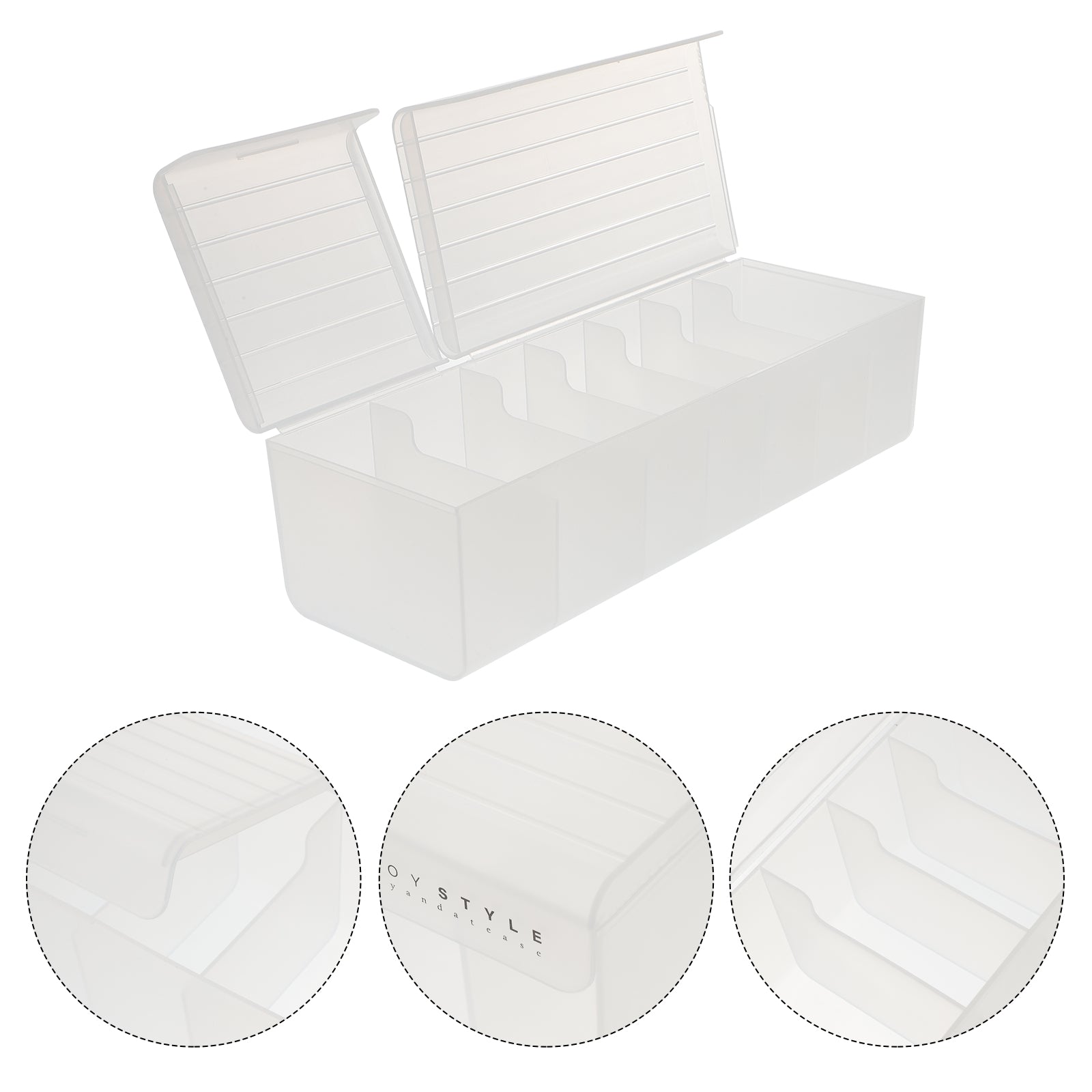 Cover Storage Box Slim USB Cable Organizer Cord Case – Everyday Household Format for Flexible Room-to-Room Use