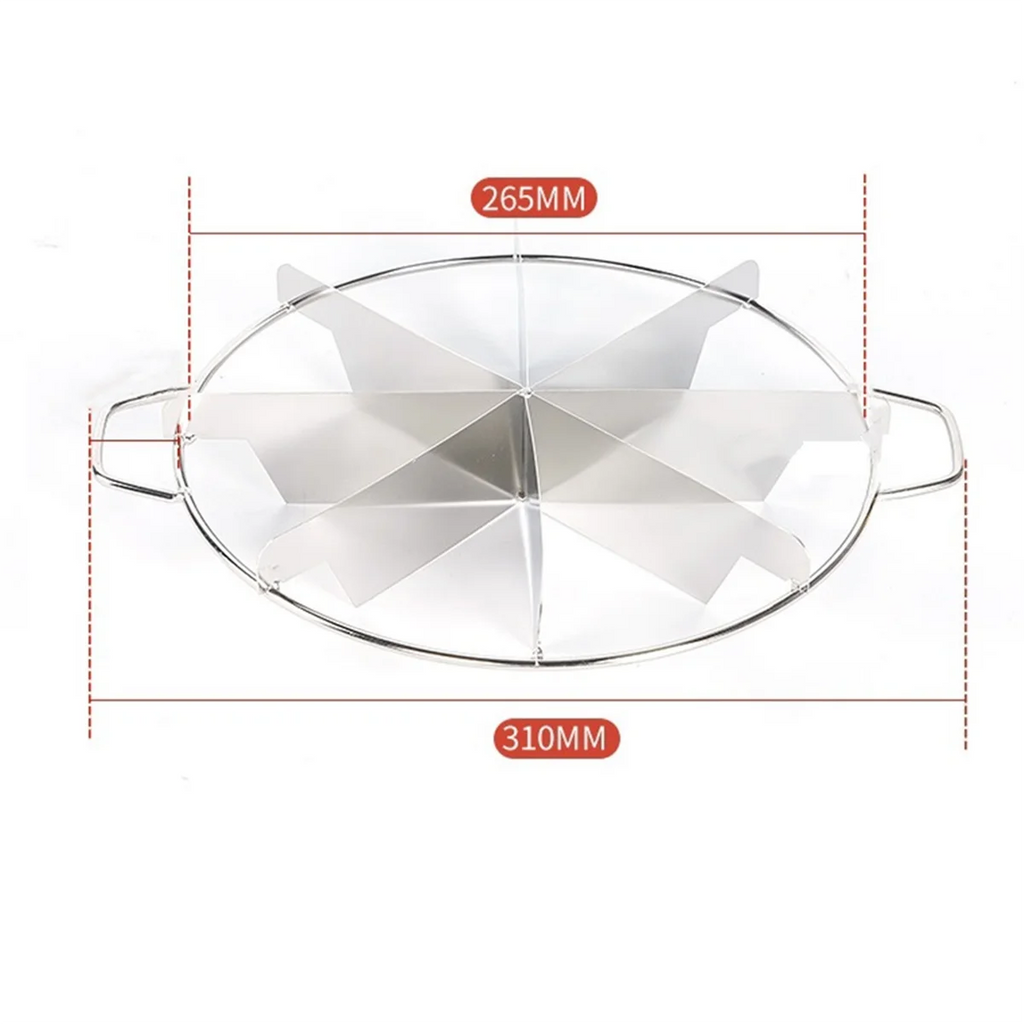 Stainless Steel Pie Cutter Circle Pie Cutting Tool Baking Accessories for Equal Slices – Durable Stainless Steel Construction for Flexible Room-to-Room Use