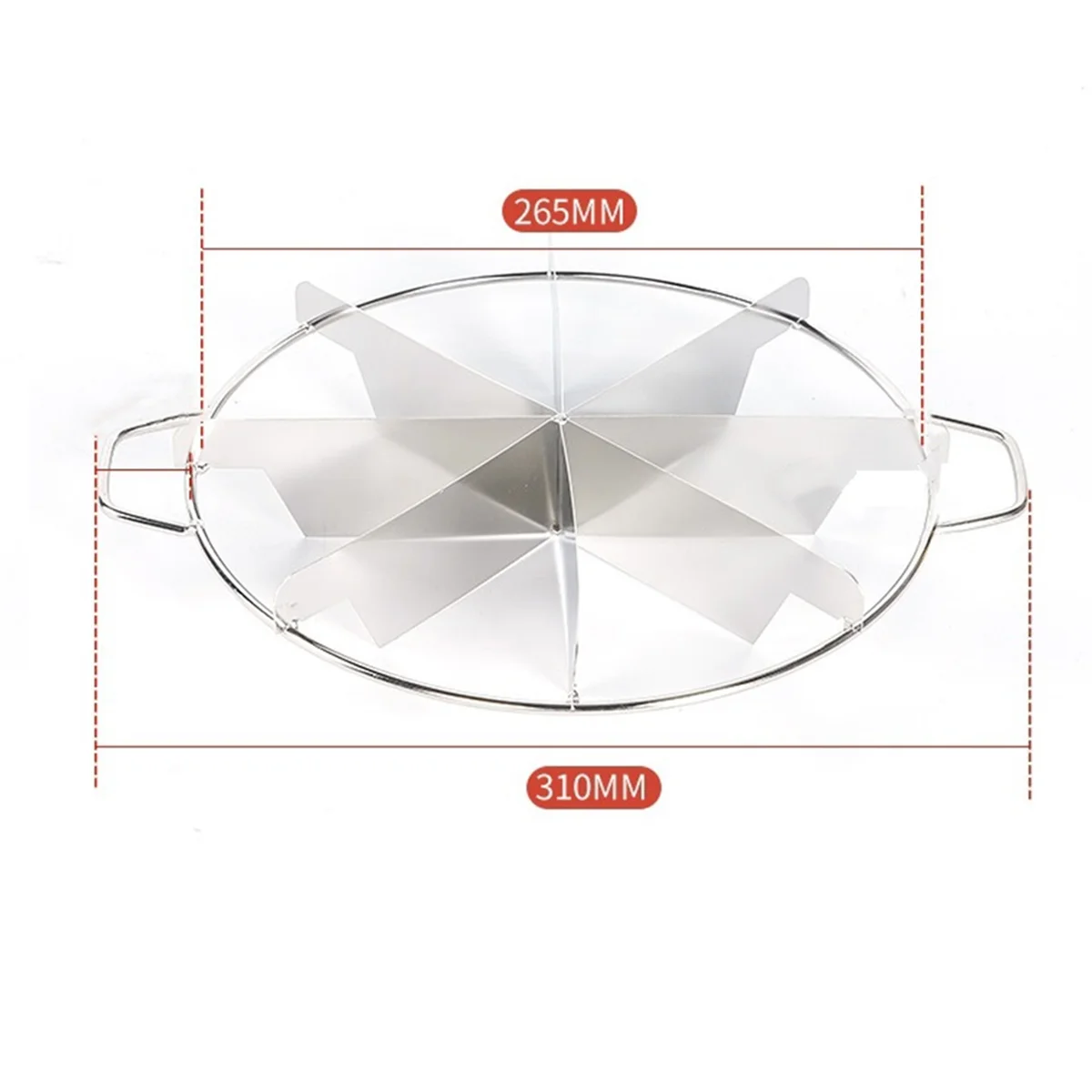 Stainless Steel Pie Cutter Circle Pie Cutting Tool Baking Accessories for Equal Slices – Durable Stainless Steel Construction for Flexible Room-to-Room Use