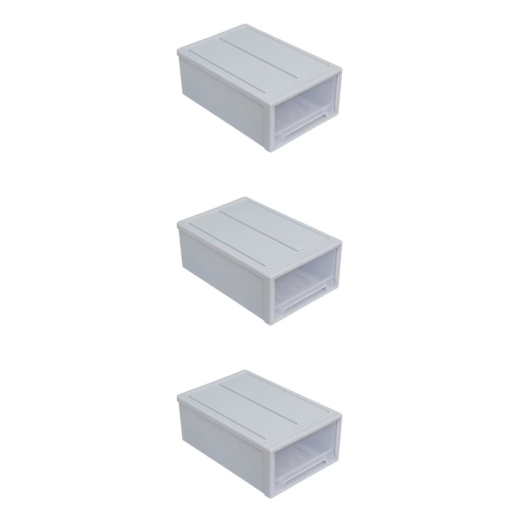 3pcs Drawer Clothes Storage Box Closet Storage Organizer Holder Box for Children Kids RoomNursery Playroom Blue – Everyday Household Format for Flexible Room-to-Room Use
