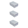 3pcs Drawer Clothes Storage Box Closet Storage Organizer Holder Box for Children Kids RoomNursery Playroom Blue – Multiroom Organization Format for Flexible Room-to-Room Use